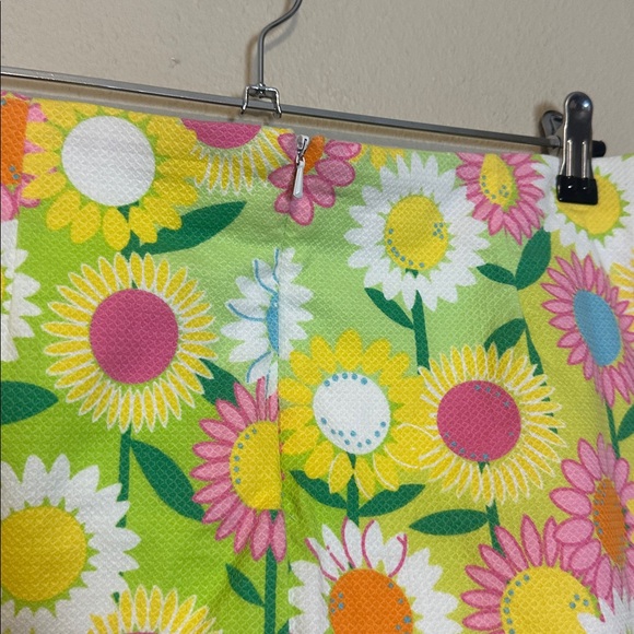 Vintage Lilly Pulitzer Large Flower Print Skirt Size 8 - Picture 6 of 7